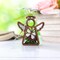 3.5" (H) Cabbage Butterfly with Clover Flower Ornament - Handcrafted in Texas - Mother's Angels® Christmas Angel Wings Figurine